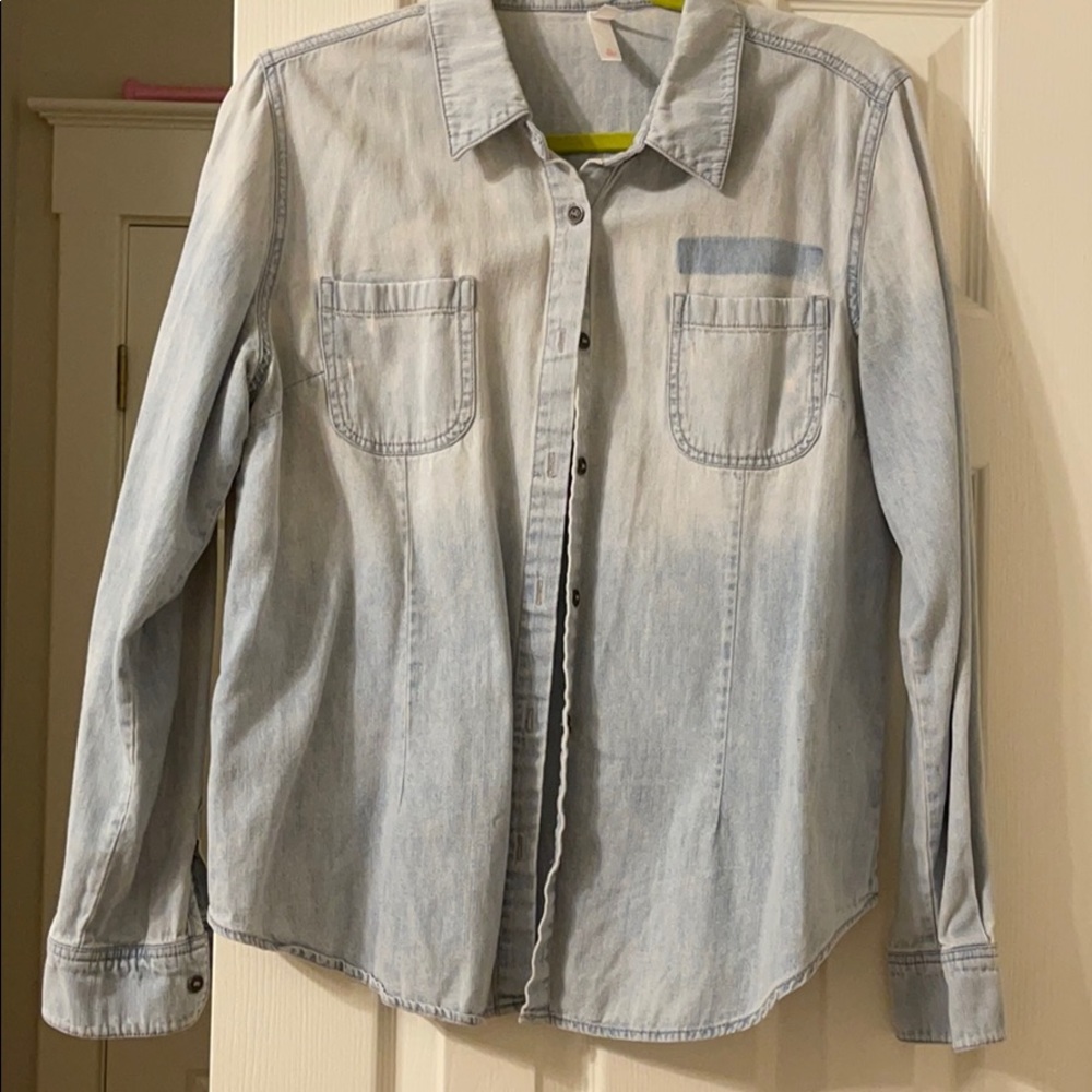 Denim long sleeve shirt